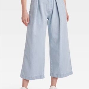 Women's High-Rise Sailor Wide Leg Ankle Jeans - Universal Thread 0R